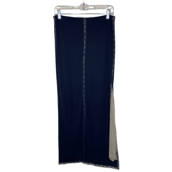 Rozae Nichols Designer Women’s Maxi Black Lace Skirt - Picture 4 of 7